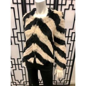 Brand new - Love Token Real Rabbit Fur Jacket